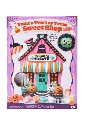 Paint A Trick Or Treat Sweet Shop Art Kit Set